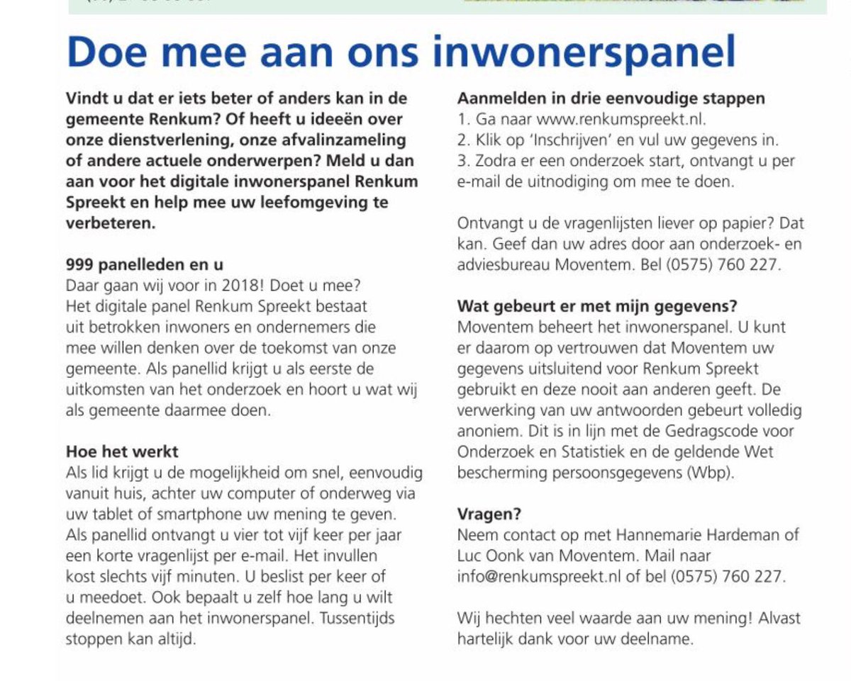 D66Renkum's tweet photo. Vaker dan één keer in de vier jaar meepraten over onze mooie gemeente? U kunt zich nu aanmelden voor het Inwonerpanel! #D66krijgthetvoorelkaar https://t.co/vRRFOqYqFf https://t.co/6Ejg8kUupC