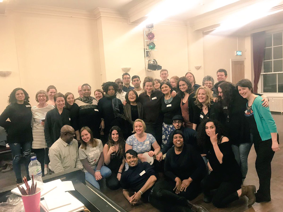 CotWChoir's tweet photo. This was our first rehearsal of 2018 and we were so thrilled to have one of our Patron’s, actress Emily Watson, lead a workshop with us. Emily is writing the choir some lyrics for a song, so watch this space! https://t.co/J7Zvl34Lvs