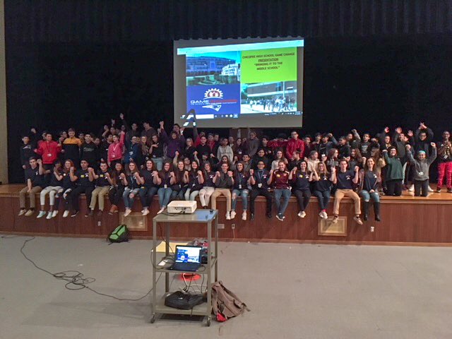 AGHealeyArchive's tweet photo. Shout out to the @ChicopeePacers leading anti-violence trainings at Bellamy Middle School yesterday. Thank you for your leadership! 👏👏 #GameChange #Patriots https://t.co/oYbSF7DrJu