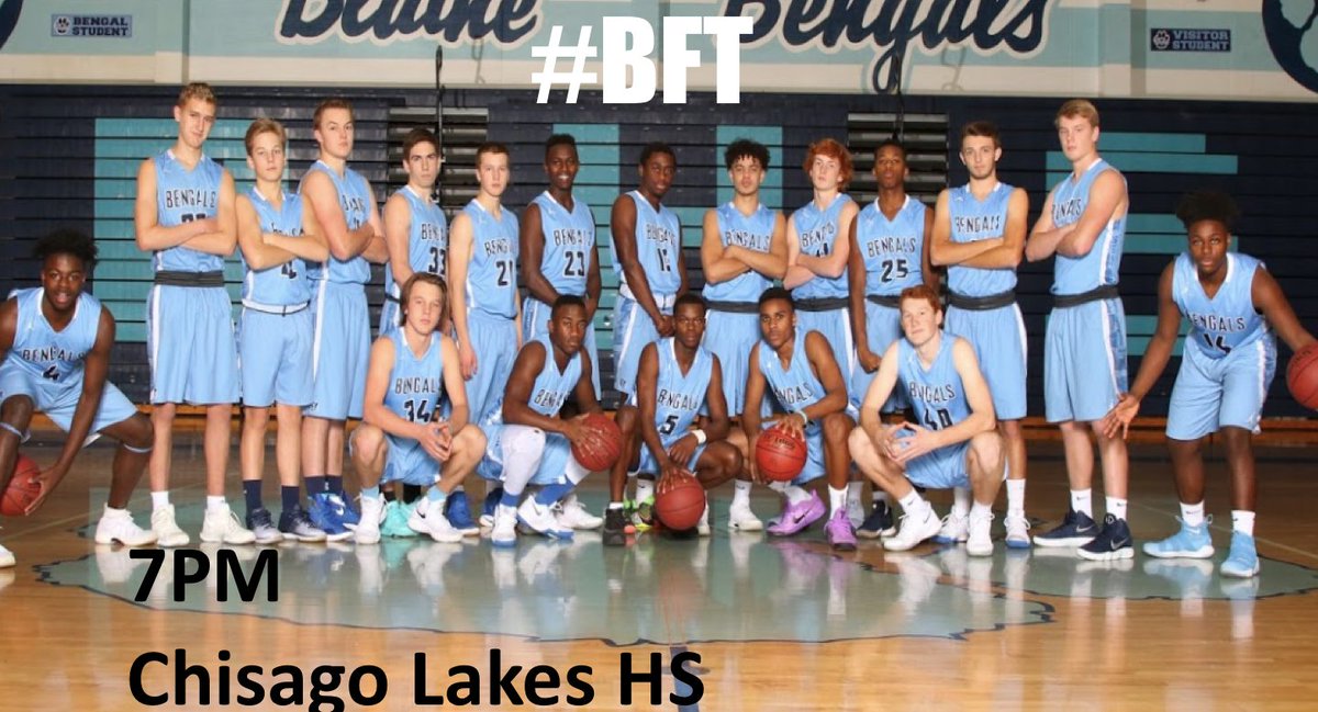 Championship Thursday!  Bengals face Forest Lake with a state tourney bid on the line. Bring the noise #Bengalnation