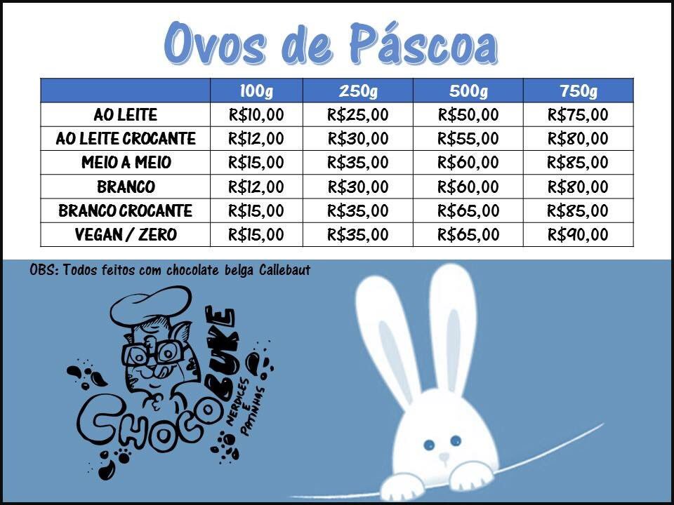 _ChocoLuke's tweet photo. Você quer #PáscoaNerd 2018, @?
Então TOMA! <3
Pode entrar, tabela de Páscoa @_ChocoLuke *-* https://t.co/hOATJUhNnJ
