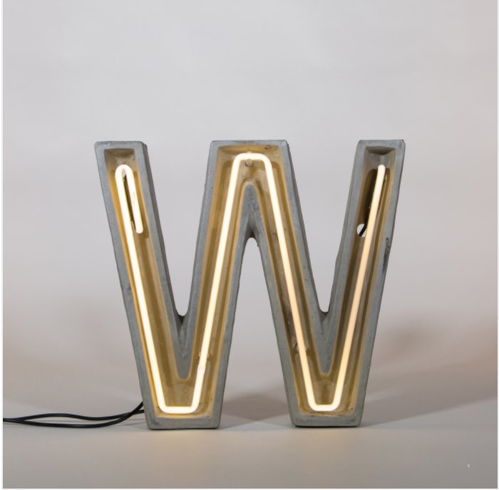 weinteriors's tweet photo. The #concrete encased letters of the #Alphacrete collection by @SELETTIworld can be used both indoors or outdoors to illuminate your space - now instore #battersea https://t.co/Z2YreVfHwr