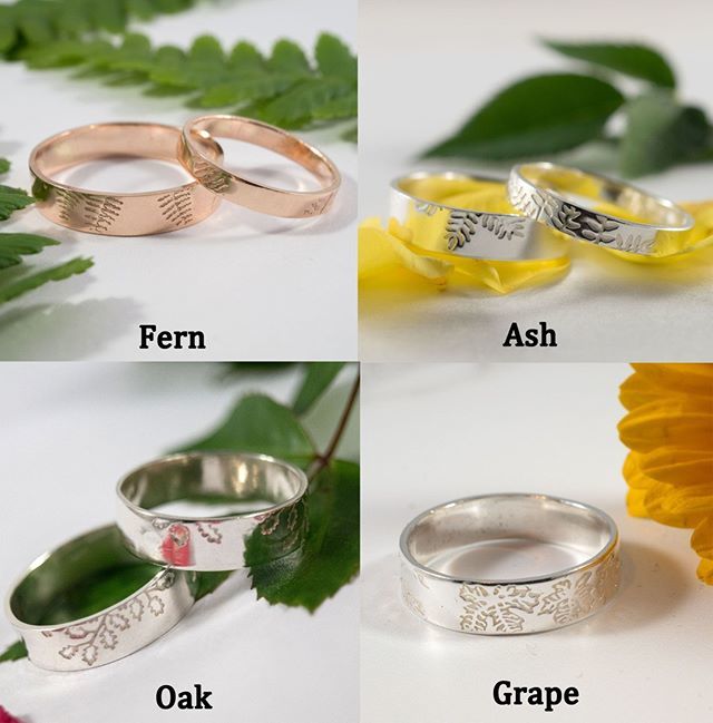 FragmentDesigns's tweet photo. It's a botanical day today, starting with a resize of an Ash ring in silver and then a pair of Oak rings in 9ct white gold. It feels like wedding season! 
If you're in South Wales I'll be at the Big Welsh Wedding show with the lovely @francesca_hill_phot… https://t.co/8Ymfqjihzo https://t.co/pCFWRPj3Ft