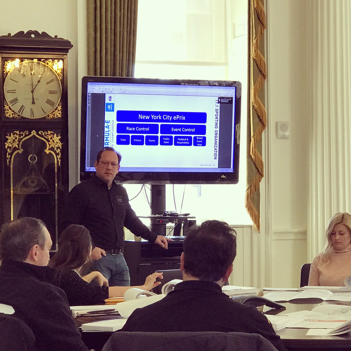jamprojectsllc's tweet photo. Rule #1 of event planning... have a plan! First city meeting in the books for the ABB Formula E #NYCePrix! #FormulaE #JAM #JAMProjects #Events https://t.co/qUzYm8ngyV