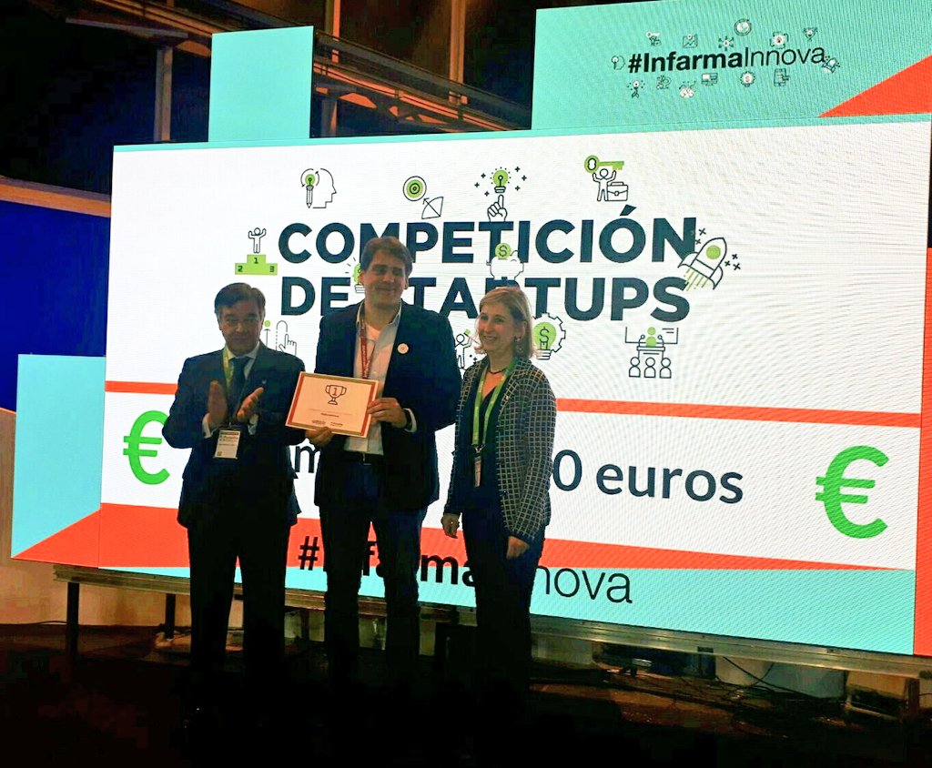 insulcloud's tweet photo. ¡Graciasssssss!
Estamos muy felices por el reconocimiento de @infarma_es
en la Competición de Startups 
#InfarmaInnova
#INFARMA2018 
#diabetes https://t.co/TZkMI6YVtz