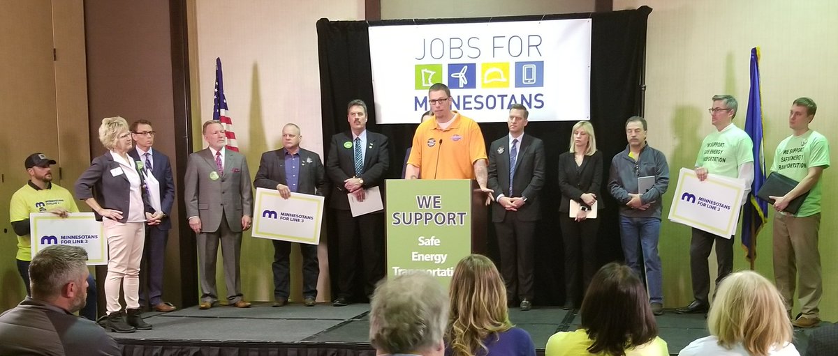 We rely on permanent jobs in temporary locations. I have supported my family for 11 years on these "temporary" jobs. I hope the #mnpuc will listen to these points today. - Derek Pederson, #LIUNA