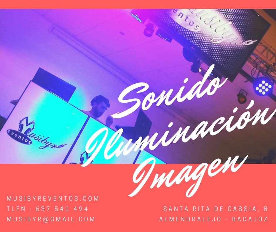 Musibyr's tweet photo. Sonido, iluminación e Imagen

https://t.co/dRkARYdZZm
Tlfn: 637 541 494
musibyr@gmail.com

#musibyrnovios2018 #forever2018 #bodas2018 #celebraciones2018 #discotecasmoviles #djs #animadores #sonidoprofesional #paketulobailes https://t.co/CSAOq30770