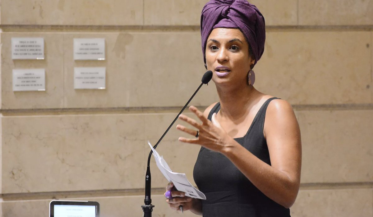 beautyofhelin's tweet photo. Sad news coming out of Brazil. 🇧🇷

Marielle's assassination, in the midst of her work against police corruption &amp; murders, has major ramifications. 

R.I.P Marielle Franco

"You can kill a revolutionary but you can never kill the revolution"

 #MariellePresente https://t.co/IxSXmHoVYD
