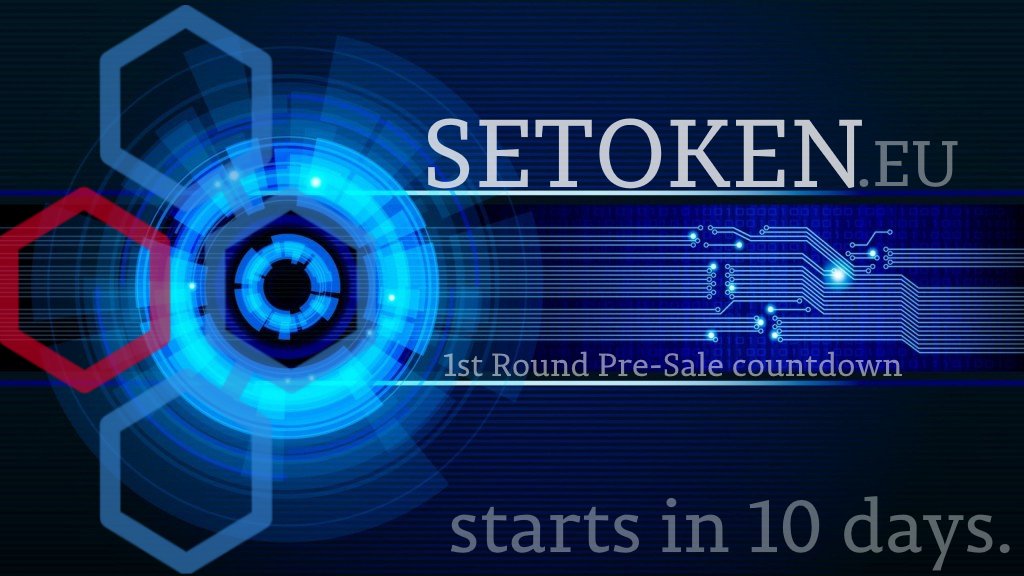 SETech_official's tweet photo. Countdown for #TokenSale : 10 days left...
Subscribe now and participate on our #ICO https://t.co/ejKnQnak9x https://t.co/fMNHTELTmc
