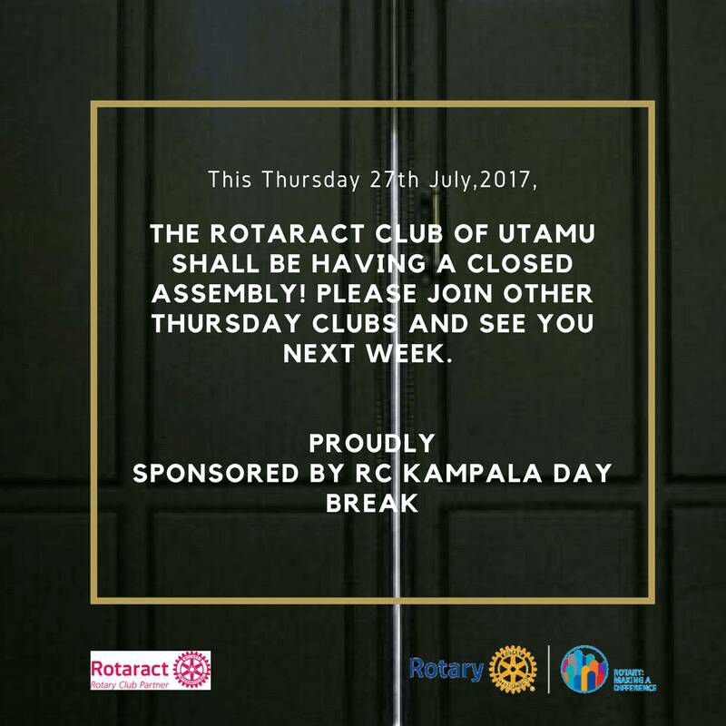SarahOwembabazi's tweet photo. RY 2016/17 @RUTAMU2 #ThrowbackRct #Rotaract50 #WorldRotaractweek #Rotaryservinghumanity https://t.co/ofbvpmnKaY