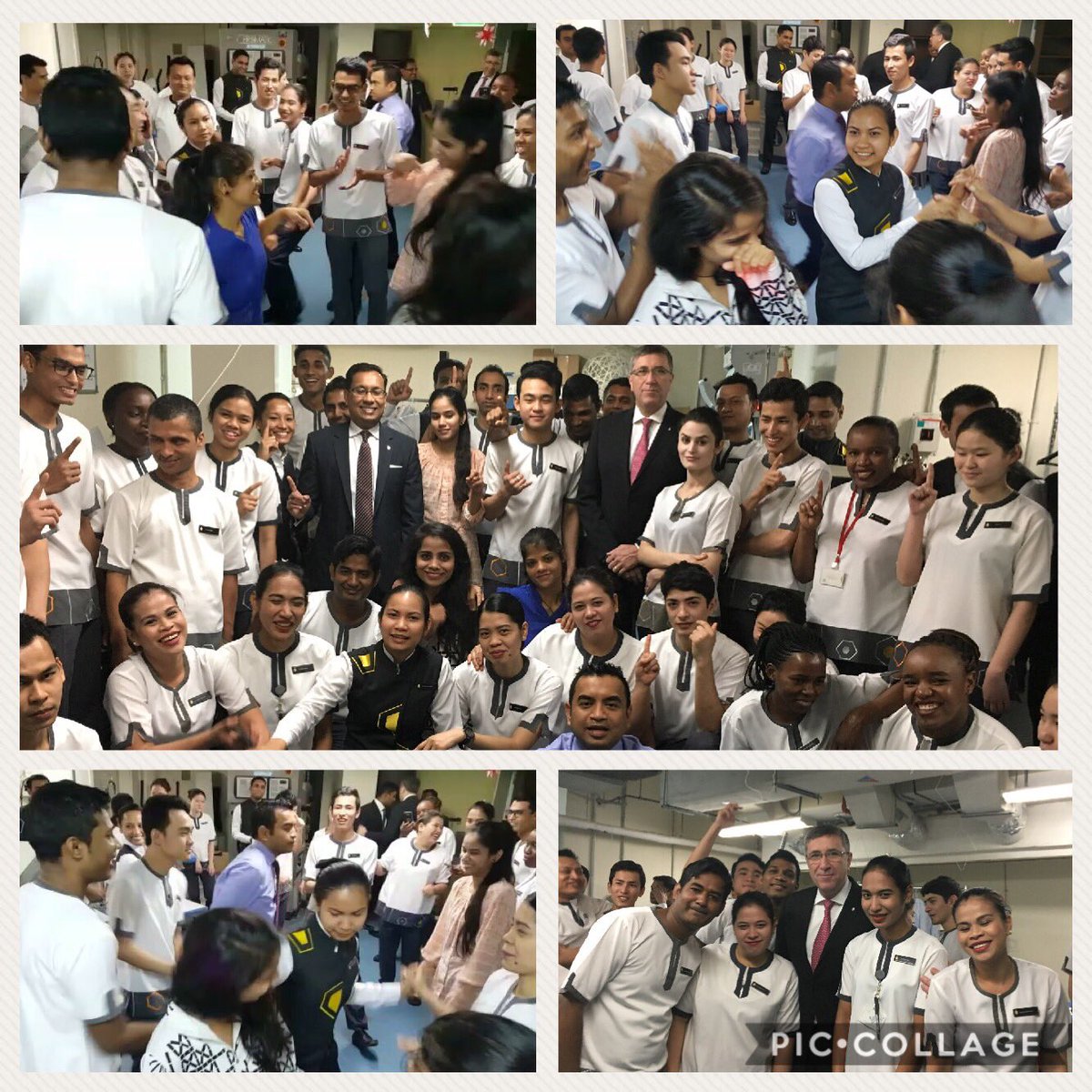 Team celebrations @ICDohaTheCity for fantastic Cleanliness scores in #Qualityaudit #Sildoutnight #proudhousekeepers @HousekeeperDoha @JoinIHG @IHG #aimhigher