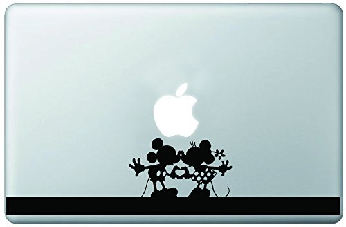 TAdesigns_info's tweet photo. Cute Mickey &amp; Minnie Holding Hands Heart Kiss Silhouette Vinyl Decal Sticker Skin for Macbook 13" inch Pro Air Retina Mac Laptop by Trendy Accessories  available at https://t.co/NI3OVKqnyb #vinyldecalsticker #macbook #macbookaccessories #MickeyMouse https://t.co/NIXhPDFRII