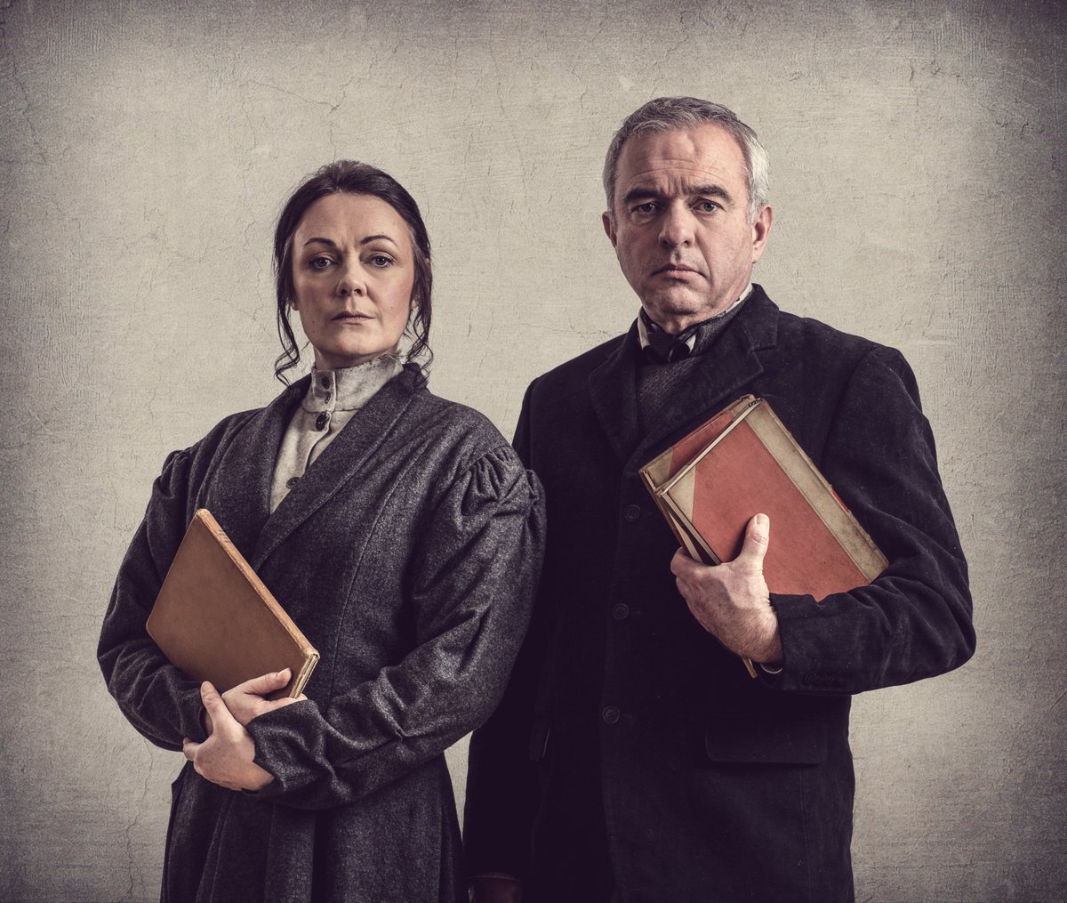 Spring_Mcr's tweet photo. We open just TWO WEEKS FROM TODAY! So here's a chance to get to know our wonderful cast a little better, starting with our wise and brilliant 'Adults' - @gillkirk40 (Sunny Afternoon, American Psycho, The Last Ones) & #NeilStewart (Mrs Henderson Presents, Jersey Boys Int. Tour) https://t.co/w0xo1PyL7P