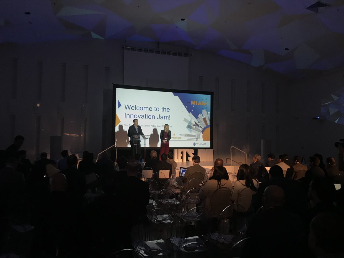 After much ancticipation, Ruxandra Aldea and Alex Pacheco are kicking off #InnovationJamMiami! #LetsJam #InnovationJam
