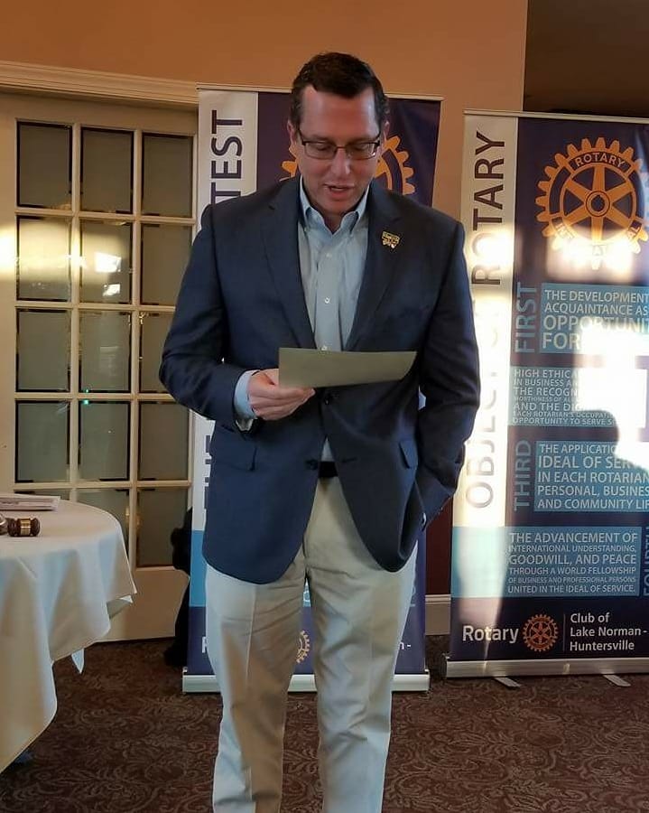 AtlanticMDIO's tweet photo. Later this week the Town of #Huntersville followed #Charlotte with another #WorldRotaractWeek proclamation! #RotaractTurns50 #Rotaract50 https://t.co/gxv3UJCjIZ
