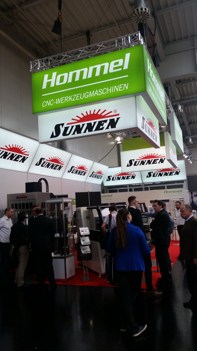 MaschinenMarkt's tweet photo. Die Hommel Gruppe zeigt auf der #GrindTec2018 Rund- und Kreuzschleifsysteme von @OkumaAmerica und @sunnen https://t.co/ht60U6QJxB