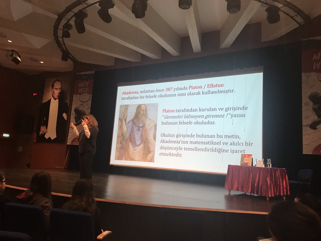 edaydemir's tweet photo. @gizemmaytac in @gomyap sunumu  - girisimcilik - tasarim - matematik @vkvkoio #KocMathWeek18 https://t.co/MuaAqtmGPs
