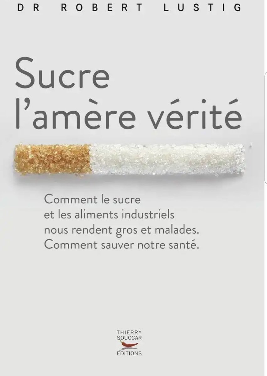 laurareguigne's tweet photo. @LaTacfi Le vrai problème vient du sucre dans notre alimentation, et pas du gras! Cf. "Sucre, l'amère vérité - R. Lustig" https://t.co/bl3c7GGVHJ