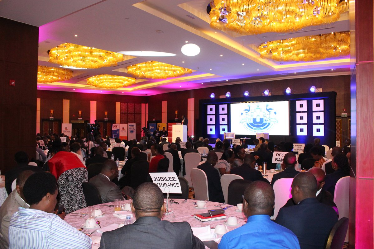 nwscug's tweet photo. Director George Okol, " The NWSC mission is to create a long lasting legacy. Our goal is to achieve 100% coverage in all our areas of operation" @NWSCMD #UGThoughtLeaders18 @DailyMonitor https://t.co/wmEkM8BNyH