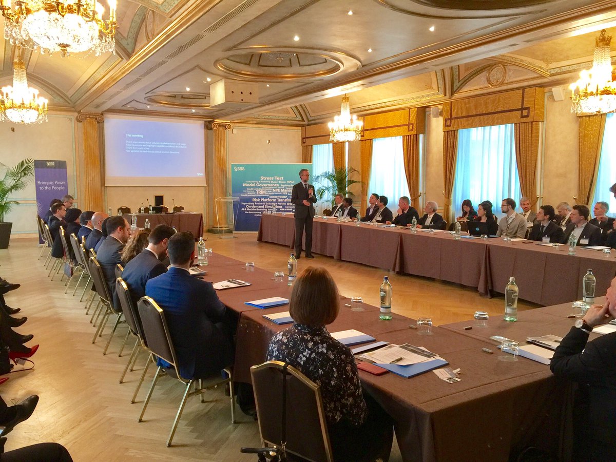 Off to a great start! IFRS9 Customer Connection 2018 in Milan. Bringing over 40 customers together to share lessons learned. <a href="/SASsoftware/">SAS Software</a>