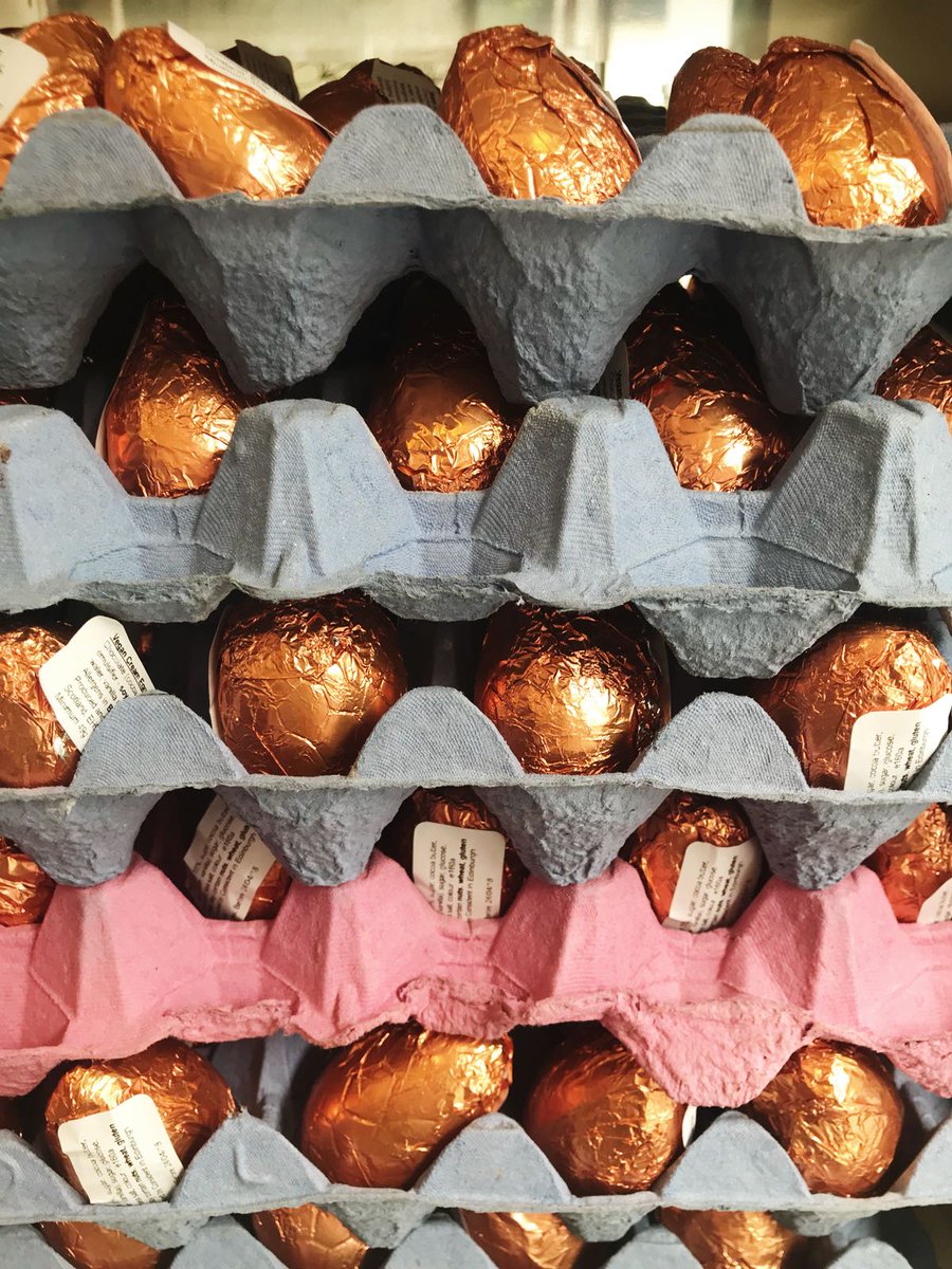 Vegan Cream Eggs are in store now! Come and get 'em folks! 😊 #vegancreamegg #Brixton