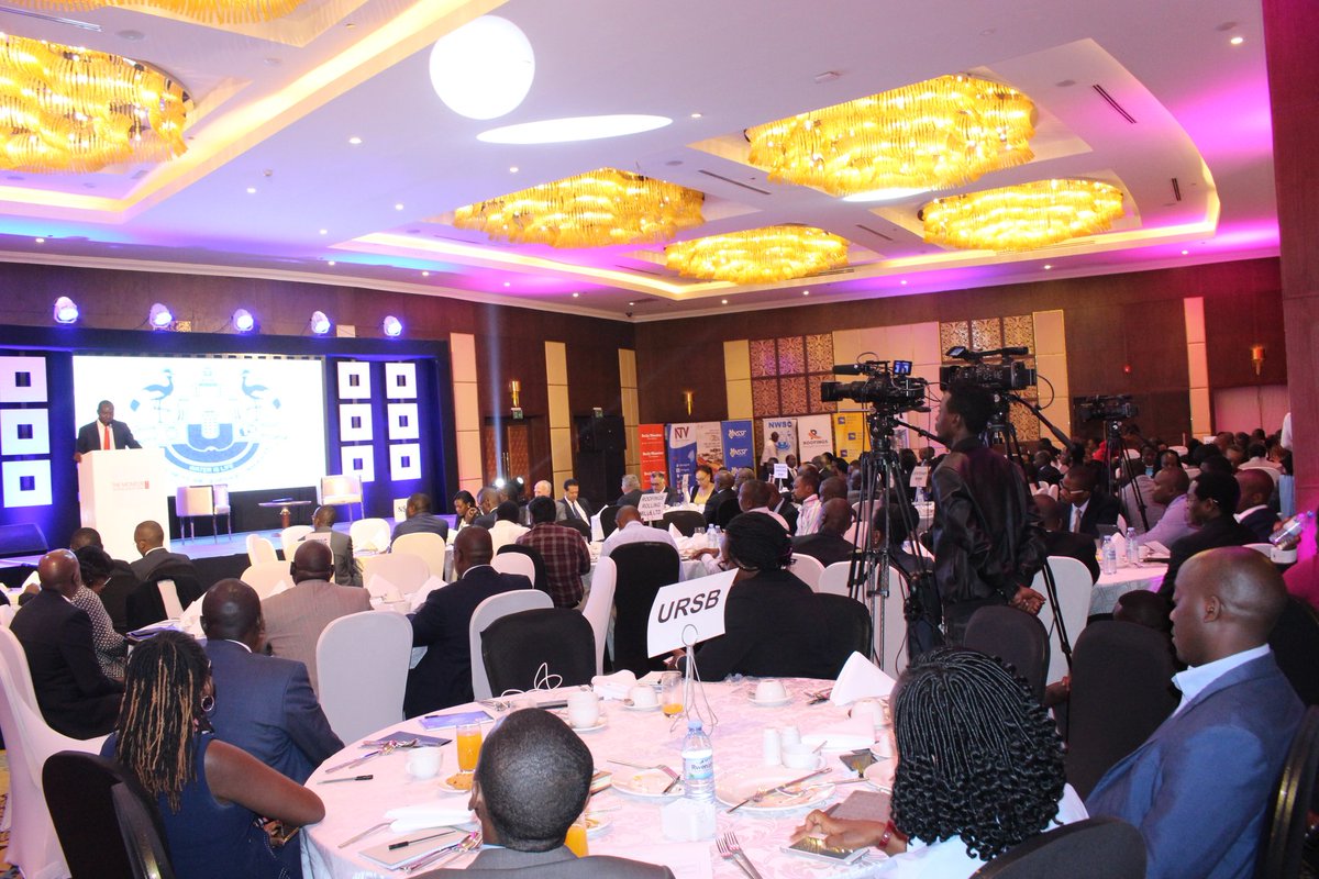 nwscug's tweet photo. Director Commercial and Customer care George Okol, "The 24 towns in 2013, didn't reflect the National status of NWSC. The new board, MD @NWSCMD and mgt rolled out a strategic direction aimed at increasing access to water in the country" #UGThoughtLeaders18 #NwscWorks @NWSCMD https://t.co/e139VSEhCN
