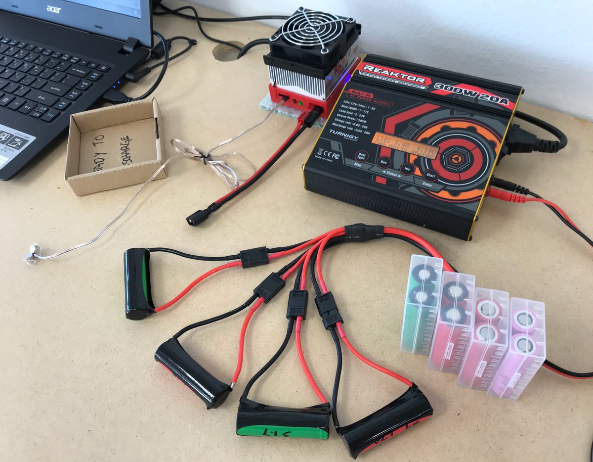GetTitanPower's tweet photo. More cell testing! Running 6 chemistries through new testing procedures this week. https://t.co/Lrybfvmcr1