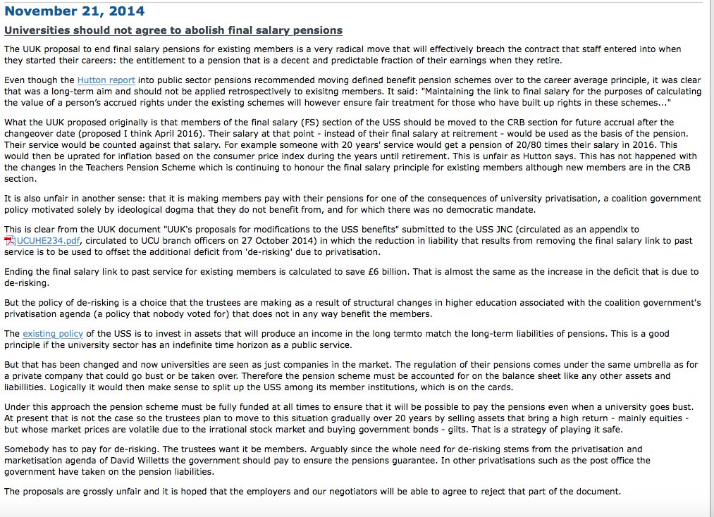 Copy of entry of 21 November blog by Dennis Leech referred to in tweet