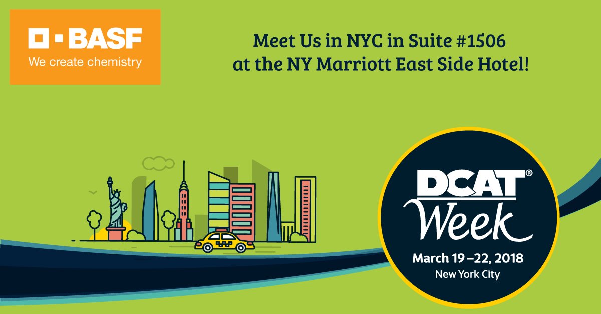 BASFCorporation's tweet photo. .@BASF_Catalysts team will be attending #DCAT in New York City next week. We offer an array of precious metal powder #catalysts, a critical component to the development and product of pharmaceuticals. Learn more about our catalysts at: https://t.co/MeDhMZlC5L https://t.co/mzcBhezfX0