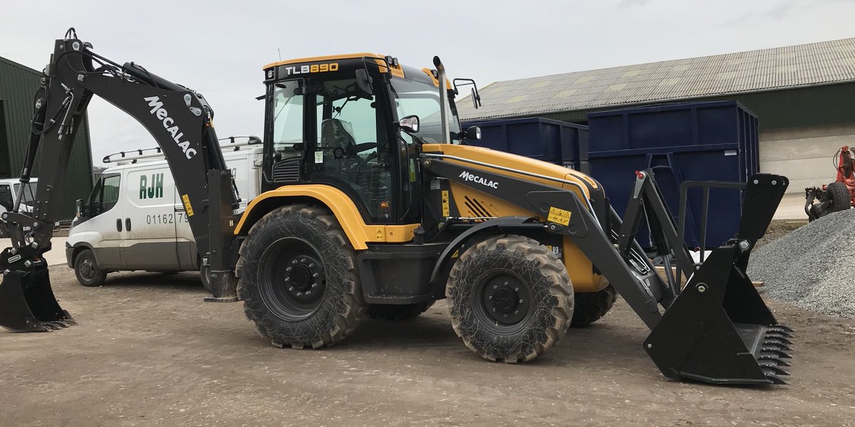 Willowbrook_PS's tweet photo. 1 of 2 New @Mecalac_CE TLB 890 Backhoes delivered today to Barry and the boys at RJH Civil Engineering Ltd. This continues a long relationship with the product from MF, Fermec, Terex and now Mecalac. Big thanks to RJH for the continued support of this fantastic product. https://t.co/u35MkQQvFl