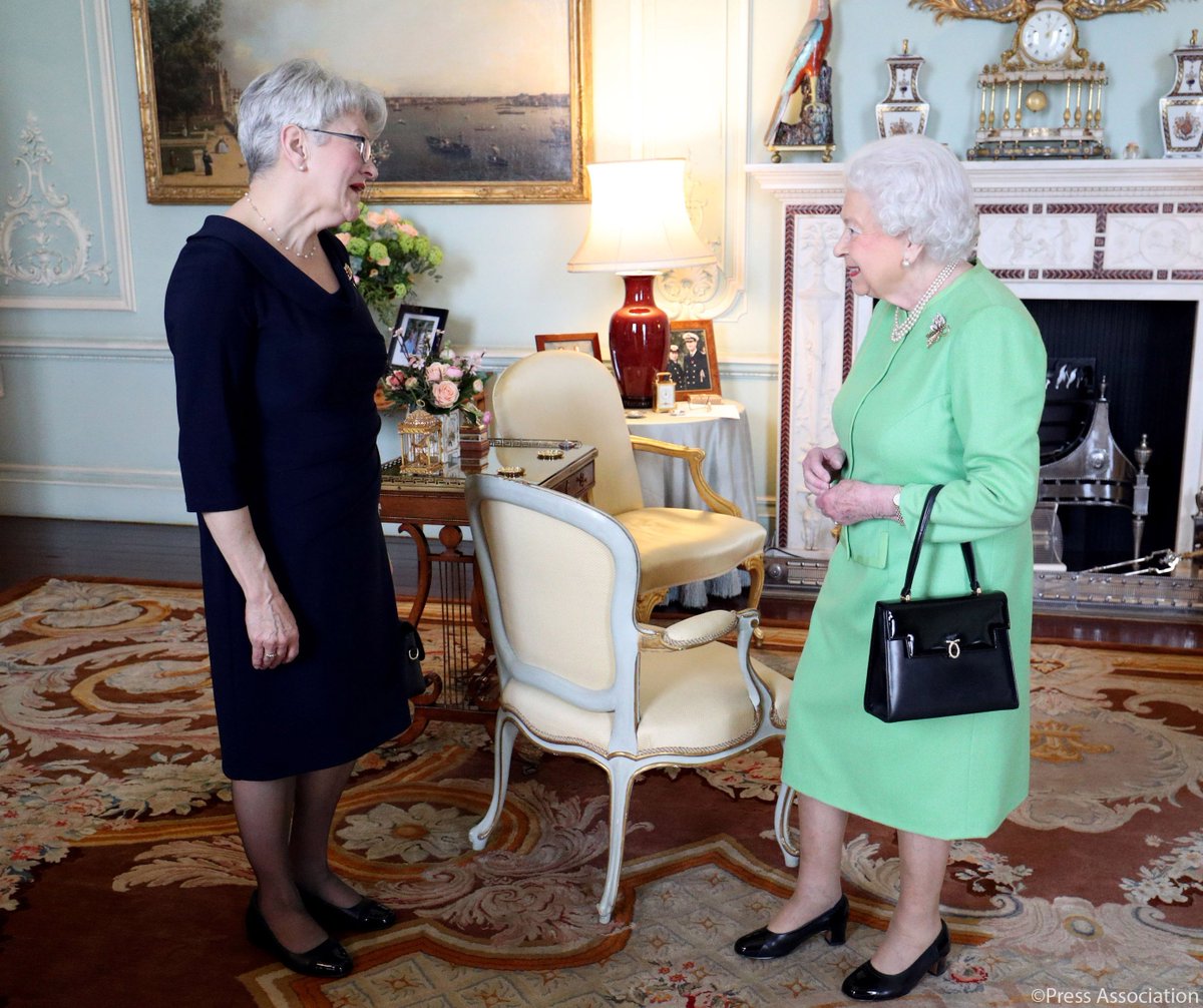 Today at Buckingham Palace, The Hon Antoinette Perry was received in audience by The Queen upon her appointment as Lieutenant Governor of Prince Edward Island.