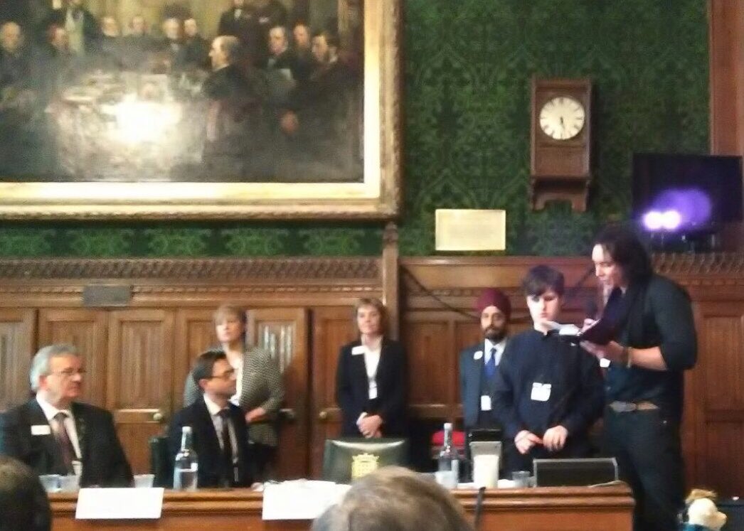 A very proud &amp; special day for Tom and I at the Houses of Parliament with <a href="/lionsclubs/">Lions International</a> and the United Nations - reading our ‘Future of Peace’ essay to the assembly as the winning British entry to the LCI essay contest <a href="/LionsGiving/">Lions Giving</a> <a href="/UNAUK/">United Nations Association - UK (UNA-UK)</a> <a href="/UNESCOUK/">UNESCO UK</a> @LionsClubsUKIRE <a href="/JamesCleverly/">James Cleverly🇬🇧</a>