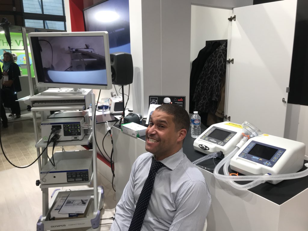 NHSRachaelM's tweet photo. All prepared for the #livescoping session with @NippyVentilator and @EB_clinic #JIVDERCA2018
Come to the #Breas stand to watch #MIE and #NIV under visualisation
Innovation at its best!
Credit to @TiinaAndersen & team https://t.co/jMLbqBmoxt