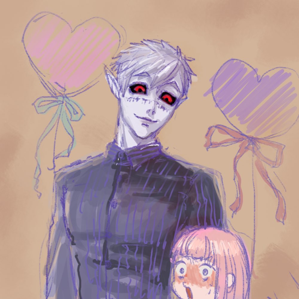 マーブルファンタジーというお話を描いてます。
ドタバタ日常系。ギャグとかラブコメとかごく稀にシリアスも。人間も人間じゃないのも登場します。
 #私の作品もっと沢山の人に広がれ祭り 