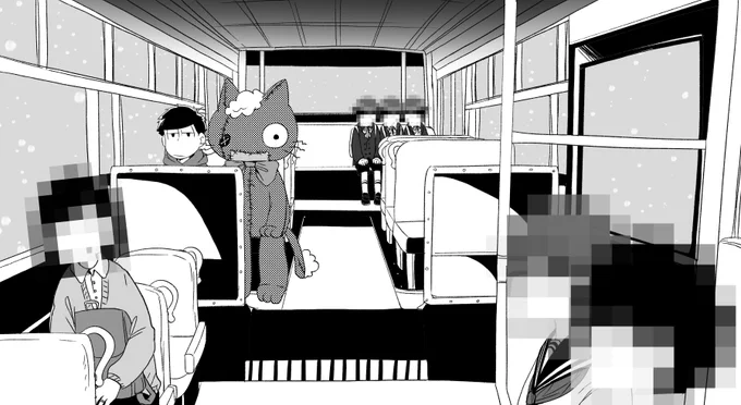 今描いている漫画の一コマ。どシュールで気に入ったから吹き出しで隠れる前に。
【三男の夢の中をぬいぐるみが案内してくれているシーン】 