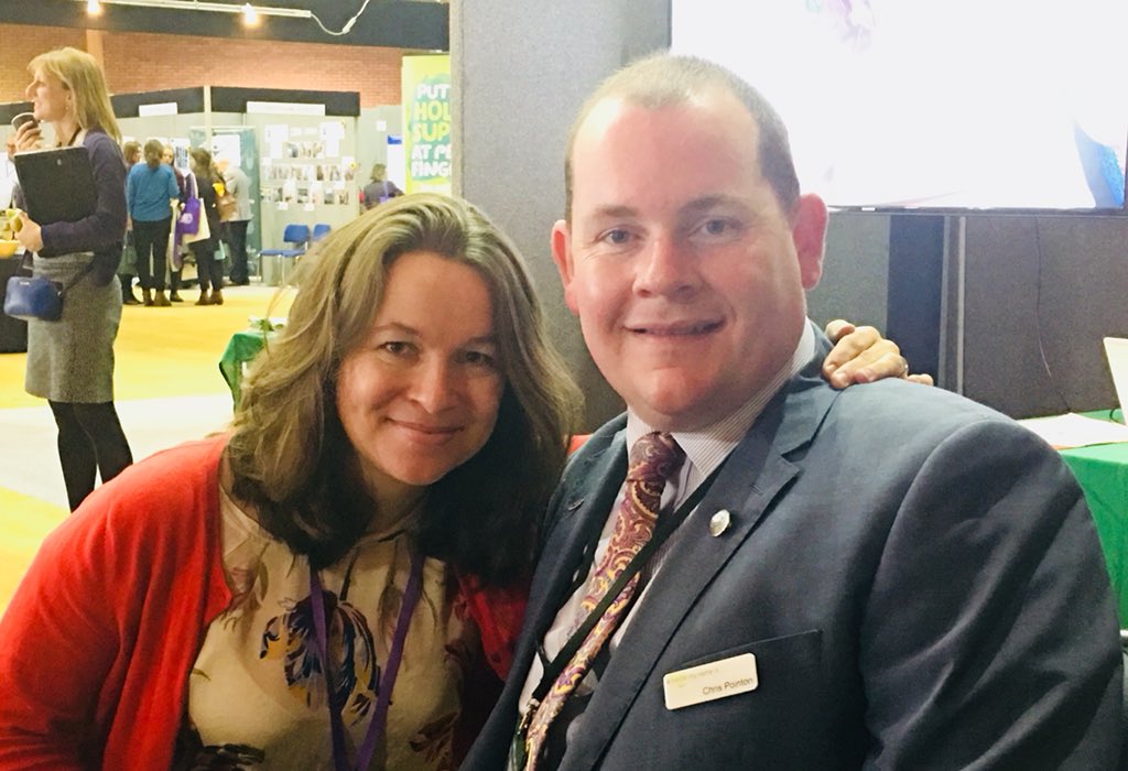So fantastic to meet this fella at long last. <a href="/PointonChris/">Chris pointon</a>, your talk this morning was stunning - thank you. What a legacy Chris and Kate have built. #HelloMyNameIs #ASPPCC2018