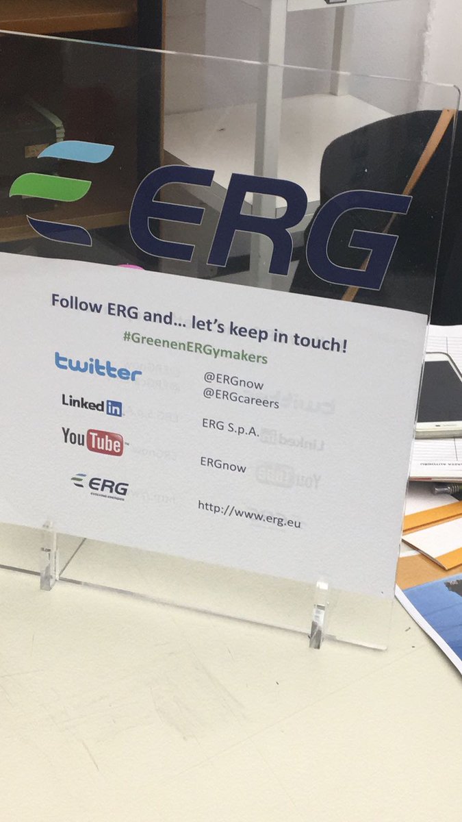 ERGcareers's tweet photo. #ERG presente @unigenova #MIPET per incontrare gli studenti ๐ฉ๐ปโ๐๐จ๐ปโ๐ #greenenERGymakers del futuro! https://t.co/m5shT674AN #Graduates #JoinERG https://t.co/0yqElSWVPj