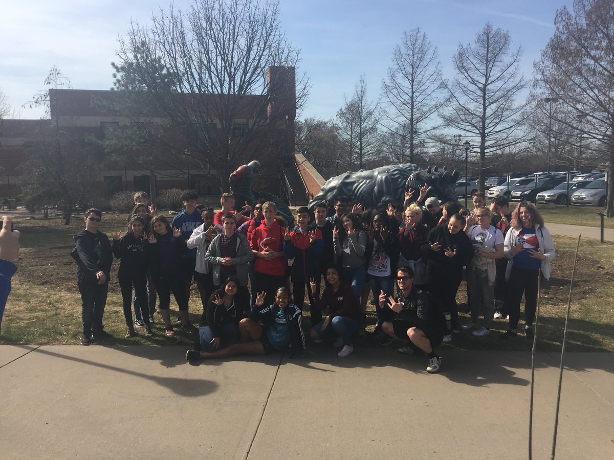 Russell__000's tweet photo. This group of kids had me running from the start (literally, losing a 50 meter dash to a middle school track runner), but I wouldn’t trade my job for the world. Thanks @WilburWranglers for coming out today! #shockerexp #shockervisit https://t.co/zUL2vawPZ1