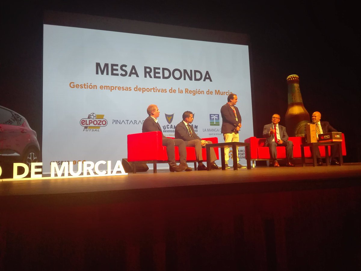 grandhyattLMC's tweet photo. No podíamos faltar en el Congreso Murcia Sport &amp; Business con @davideduardorui @LaMangaClub @MurciaSPORT_B #MSB18 https://t.co/QVp4tWeRu0