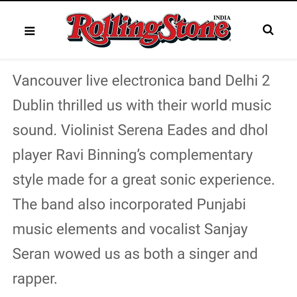 Delhi2Dublin's tweet photo. #Throwback to our trip to India and our show at @ragasthan! Thanks for the sweet review Rolling Stone India!
https://t.co/vGYmLVAn5s https://t.co/BVvJPIRumS