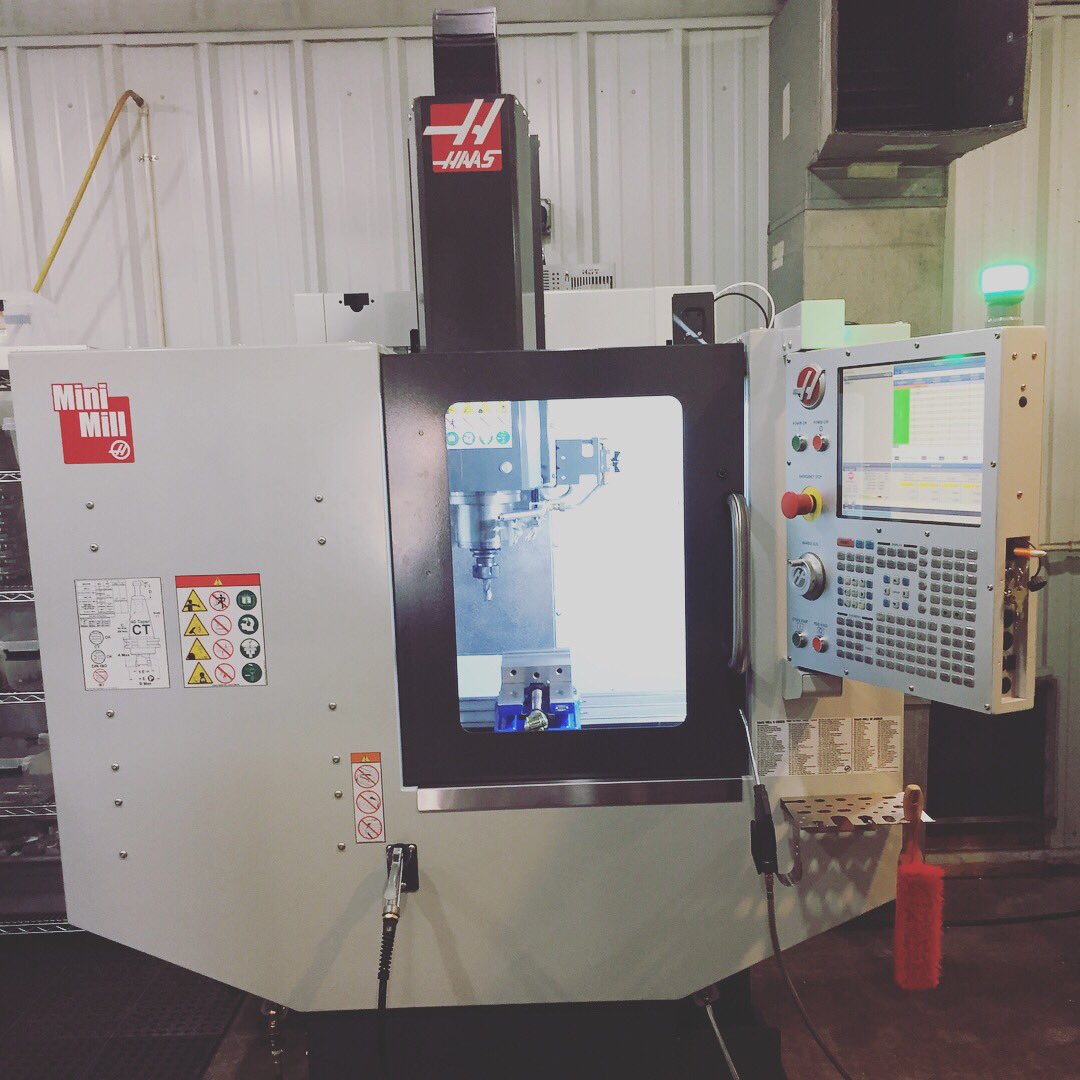 mac6machining's tweet photo. ‼️New addition‼️ We have added a new piece of equipment to the Mac 6 fleet of machines. Bringing the total to 5 spindles making chips! #Haas #Aerospace #cnc #dowork https://t.co/I8OpiL1qxS