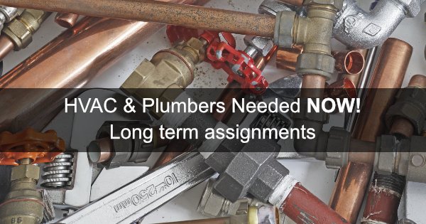 TalentLogistiX's tweet photo. HVAC &amp; Plumbers needed NOW! Long term assignments.

https://t.co/1mGolRuIp2 https://t.co/27jZECmzay