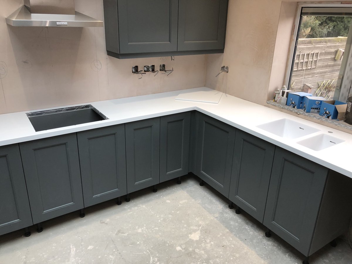 Luxurious Tristone Whale White worksurfaces with integrated Corian sinks. Expertly installed this week by our team in Nottinghamshire...! #madeinsheffield #tristoneuk #solidsurface #sheffieldissuper 

sheffieldsolidsurfaces.co.uk