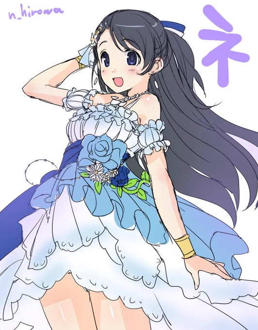 お題に栗原ネネを見かけたので #モバマス版深夜の真剣お絵かき60分1本勝負 