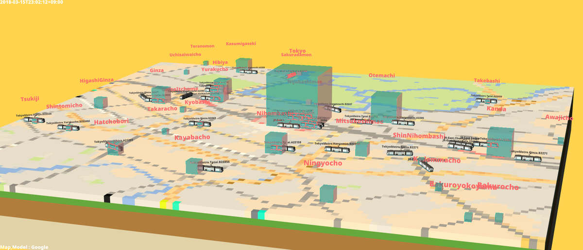 webtrainmap's tweet image. 東京駅周辺の現在の様子をお届けします。
train.utautattaro.com 

#ウェブゲージ