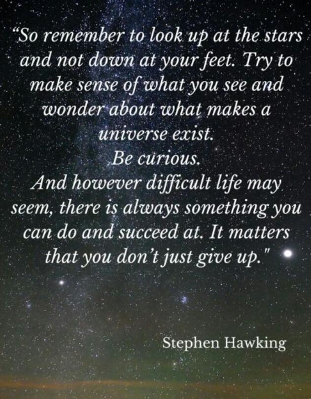 be_hiver's tweet photo. He will be there, in the stars.

#behiver #RIPStephenHawking  #conversations https://t.co/D87QvzOeE5