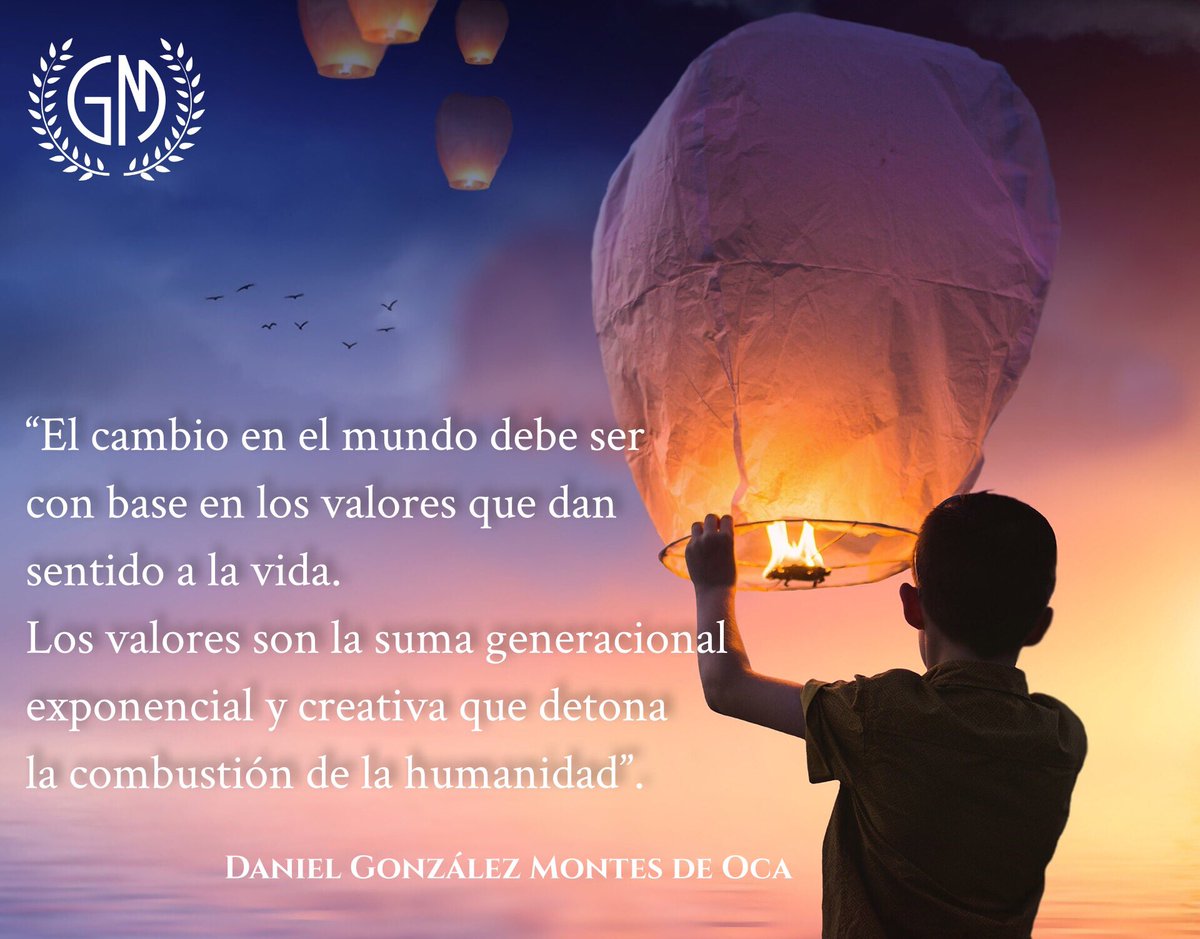 El cambio en el mundo con rumbo y sentido, debe ser con base en los valores, en una suma generacional exponencial y creativa que genere combustión en la humanidad. Sigamos compartiendo información que accione. #change #word #influencers #entrepreneurlife