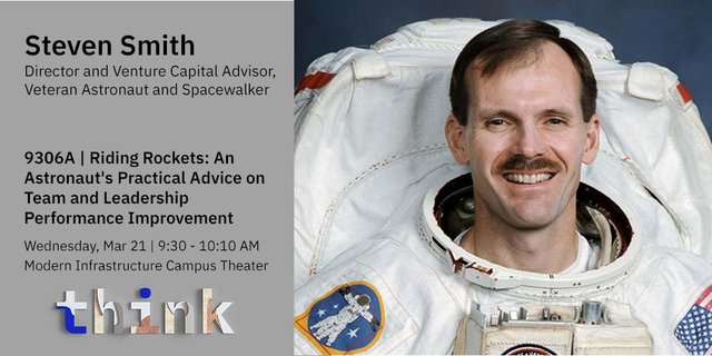 oanapdrr's tweet photo. Steven Smith, former IBMer & astronaut 👨🏻🚀 shares experiences from his one-of-a-kind career on how organizations can apply an explorer's perspective and lessons learned to today's hyper-paced business environment. Add it to your #think2018 agenda:... https://t.co/sBKvWDFyt6 https://t.co/jTMKSrew7u