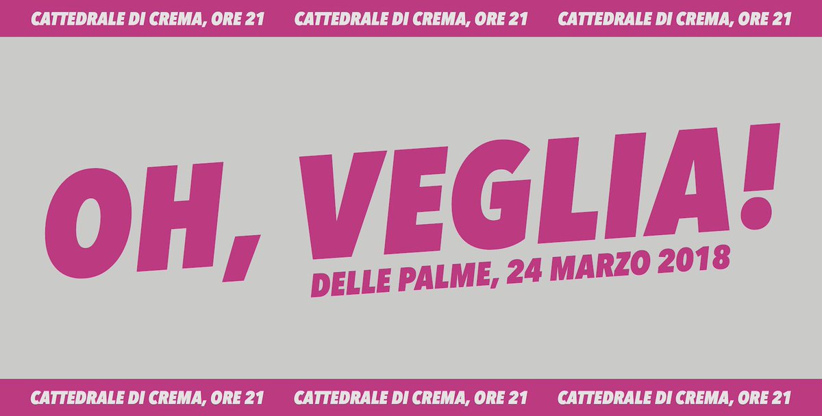 fr_rossini's tweet photo. Nel frattempo a Crema #ohvita diventa #ohveglia.

Un titolo che non è solo una celebrazione (🎶 “Come posso io, non celebrarti…” ), ma anche un invito ai #giovani a fare attenzione a ciò che li circonda. Oggi, domani. Ieri.
Chissà che ne pensa @lorenzojova? https://t.co/HFarCxizGo
