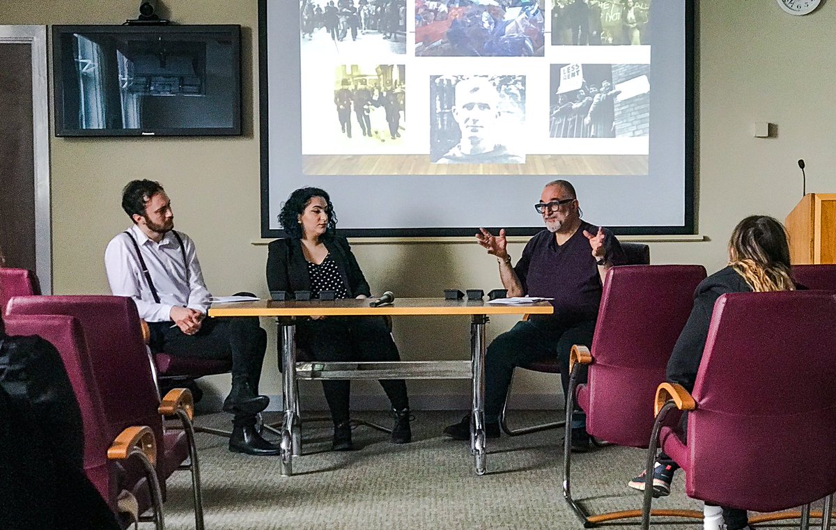 NLSFest's tweet photo. A moment captured from David Rosenberg’s talk at this years North London Story Festival #LDNStoryFest18 #secretlondon #undergroundsecrets #davidrosenberg @MiddlesexUni 🖌💃🏻 https://t.co/7CamDNydFO